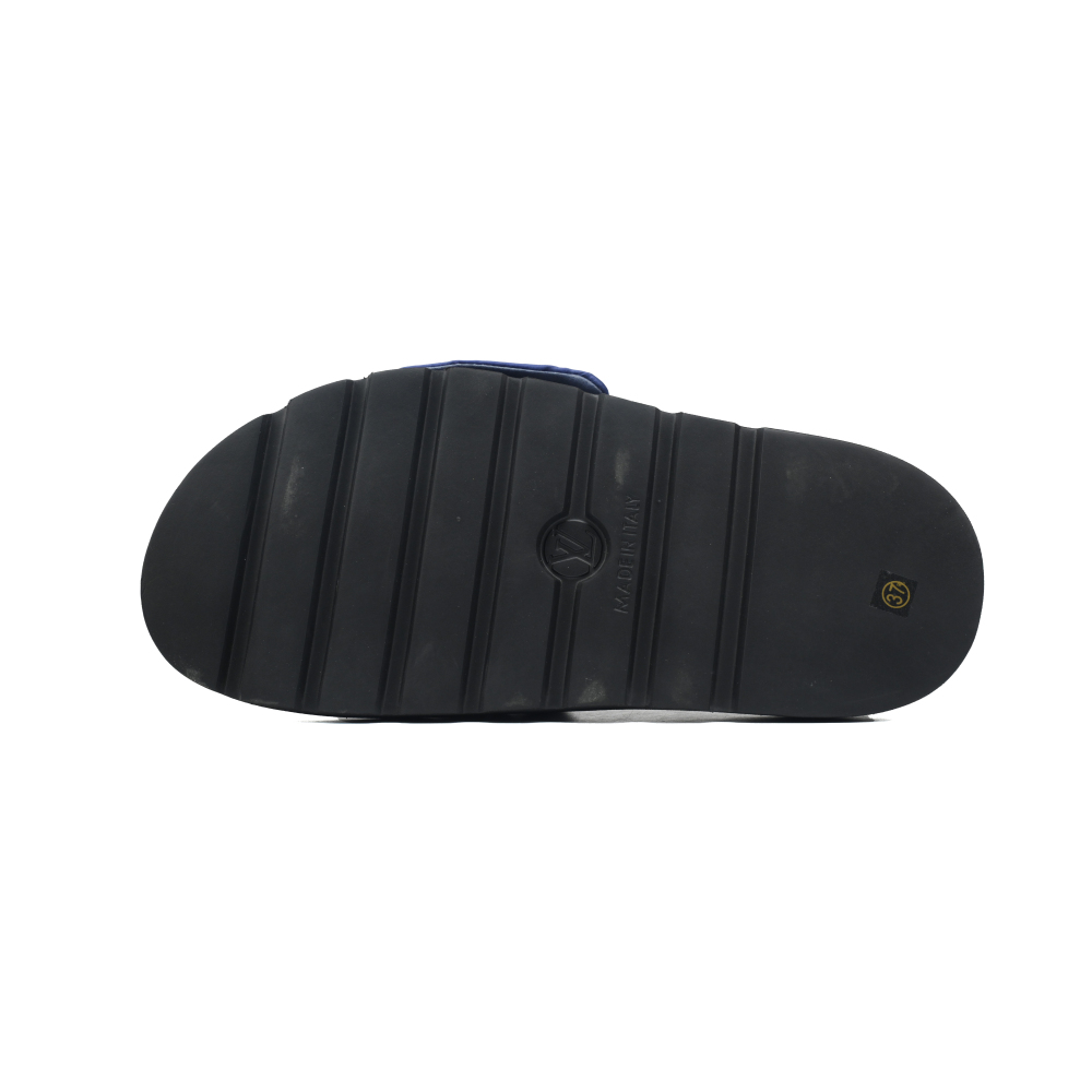 Louis Vuitton Pool Pillow Flat Comfort Mule Navy Blue