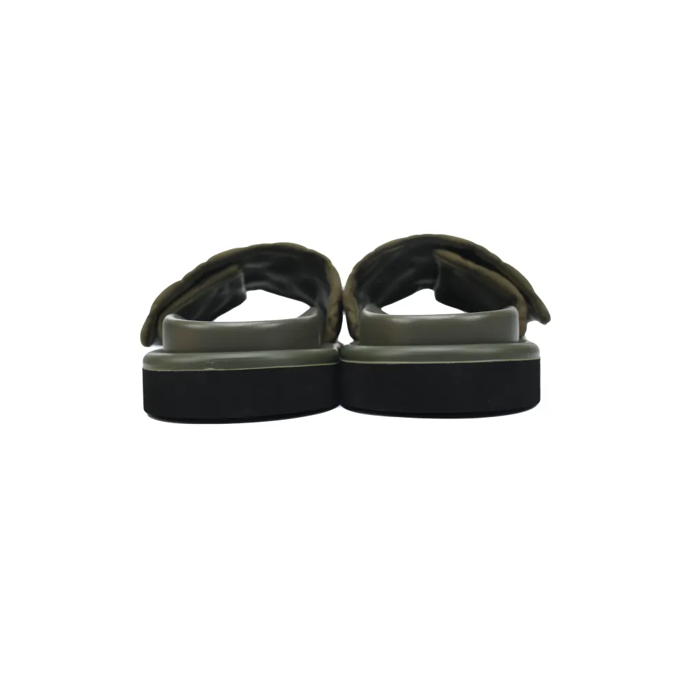Louis Vuitton Pool Pillow Flat Comfort Mule Olive Green