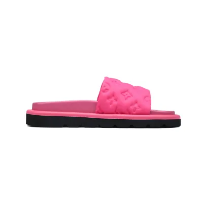 Louis Vuitton Pool Pillow Flat Comfort Mule Pink 02