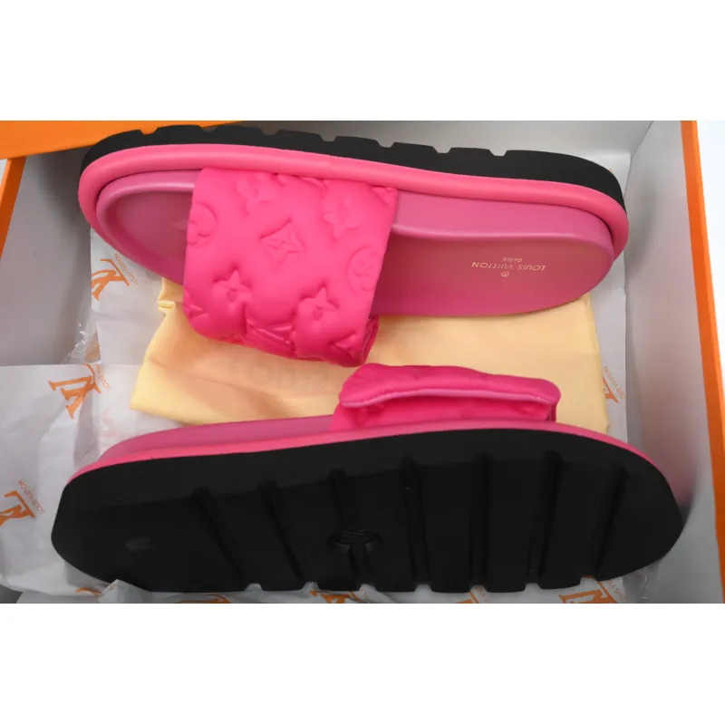 Louis Vuitton Pool Pillow Flat Comfort Mule Pink