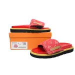 Louis Vuitton Pool Pillow Flat Comfort Mule Red Denim