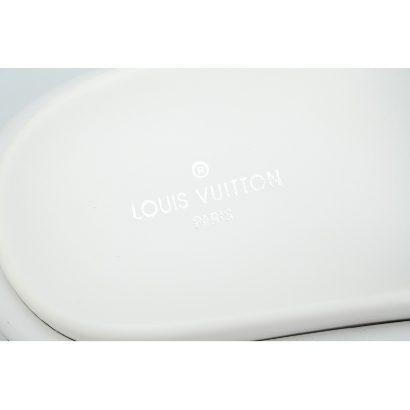Louis Vuitton Pool Pillow Flat Comfort Mule White Yellow