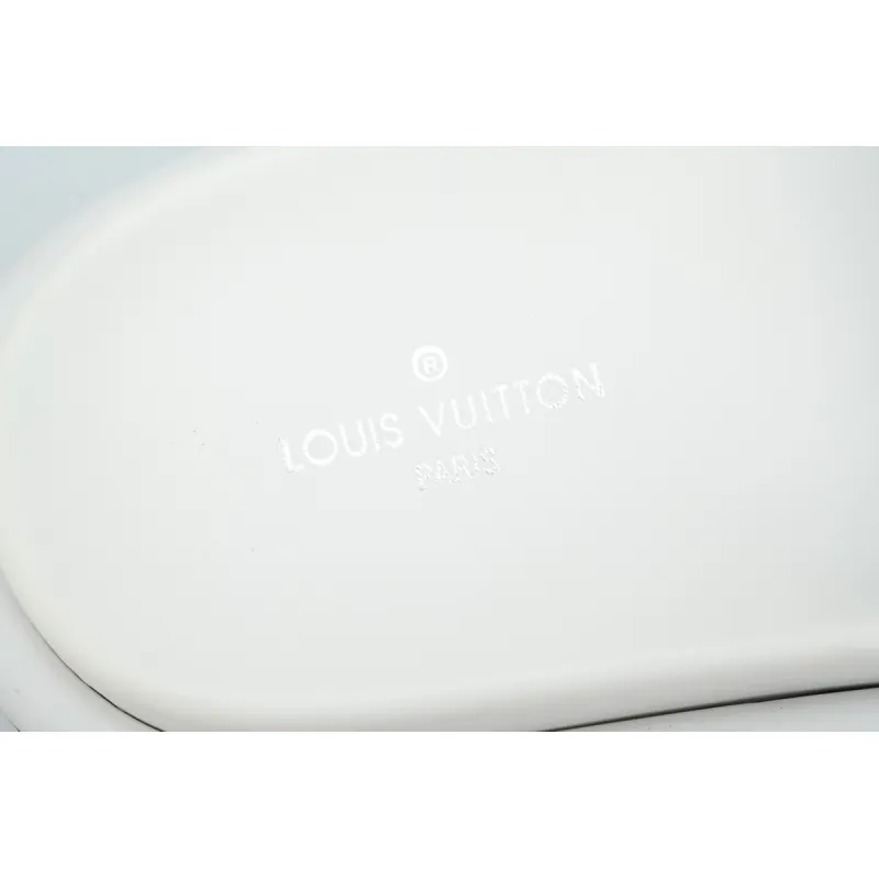 Louis Vuitton Pool Pillow Flat Comfort Mule White Yellow