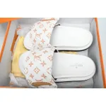 Louis Vuitton Pool Pillow Flat Comfort Mule White Yellow