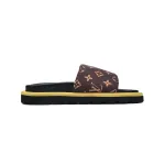 Louis Vuitton Pool Pillow Flat Comfort Mule Yellow Label  Brown