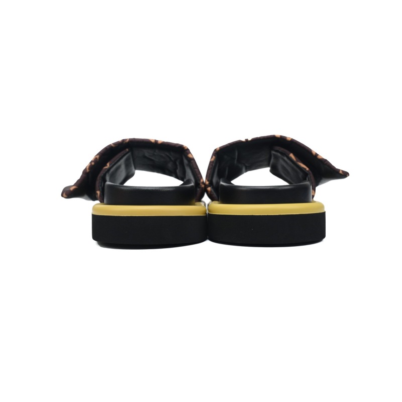 Louis Vuitton Pool Pillow Flat Comfort Mule Yellow Label  Brown