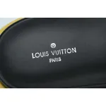 Louis Vuitton Pool Pillow Flat Comfort Mule Yellow Label Cloth