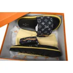 Louis Vuitton Pool Pillow Flat Comfort Mule Yellow Label Cloth