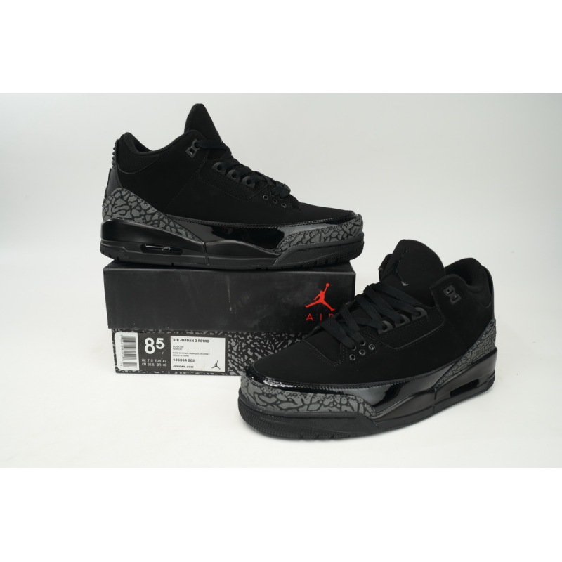 Air Jordan 3 Retro Black Cat  136064-002