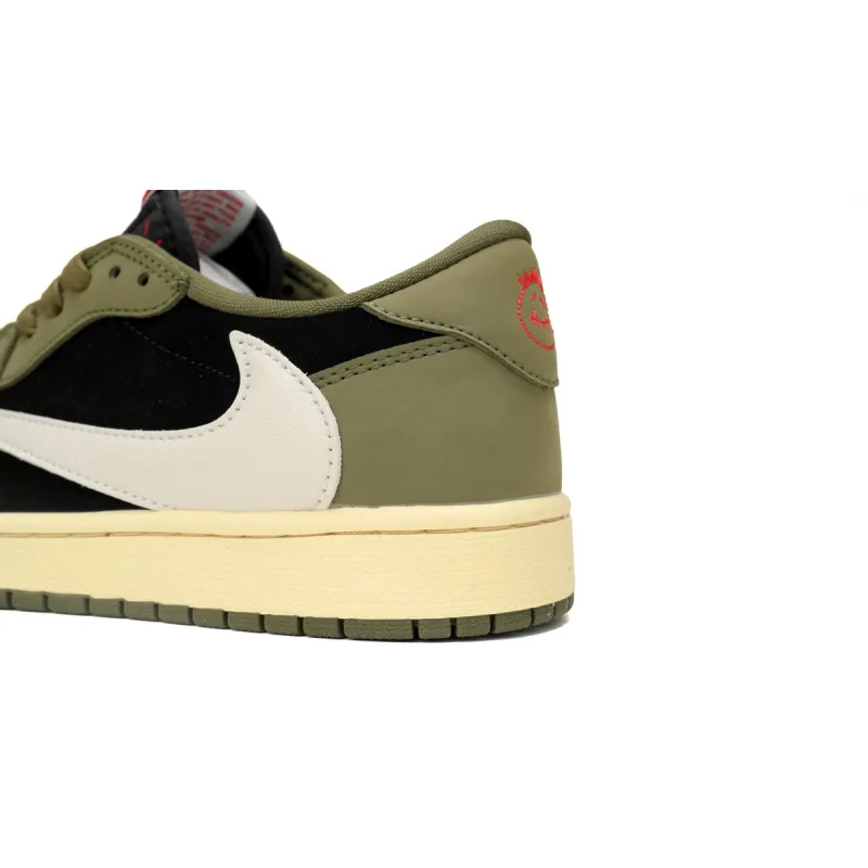  Air Jordan 1 Low OG "Black Olive" x Travis Scott DM7866-002
