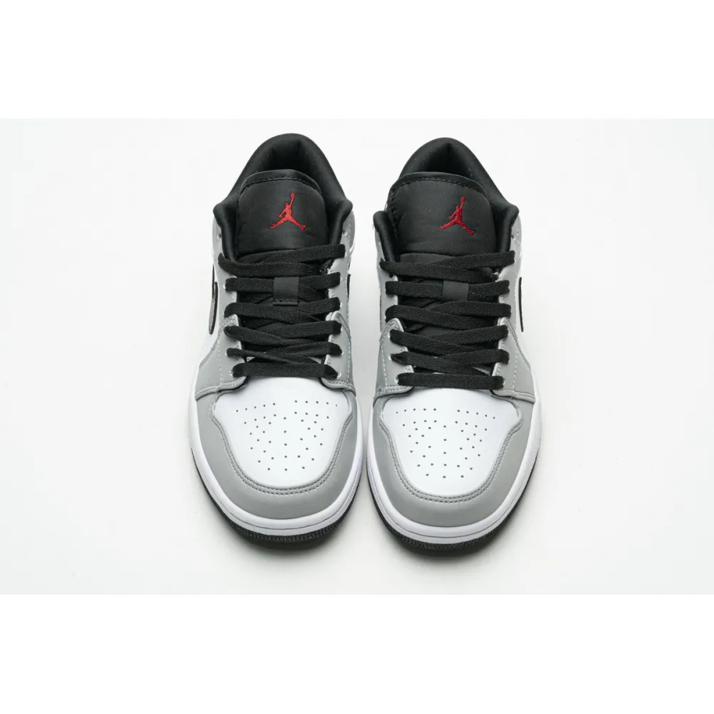 Air Jordan 1 Low Light Smoke Grey 553558-030