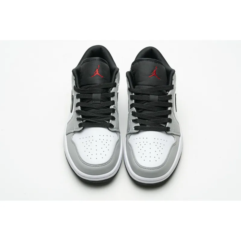 Air Jordan 1 Low Light Smoke Grey 553558-030
