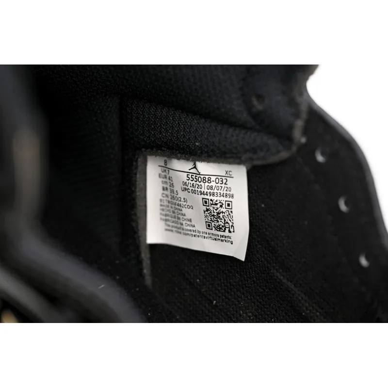 Air Jordan 1 Retro High Black Metallic Gold (2020) 555088-032