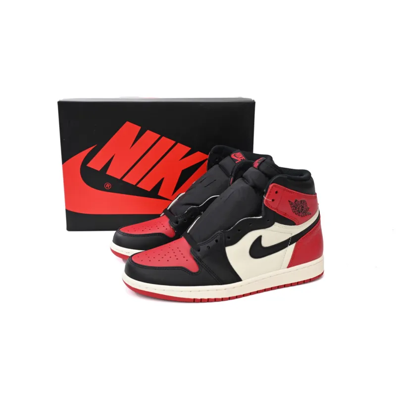Air Jordan 1 Retro High Bred Toe 555088-610