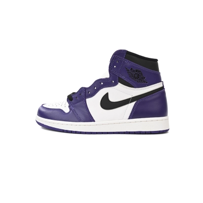 Air Jordan 1 Retro High Court Purple White 555088-500 01