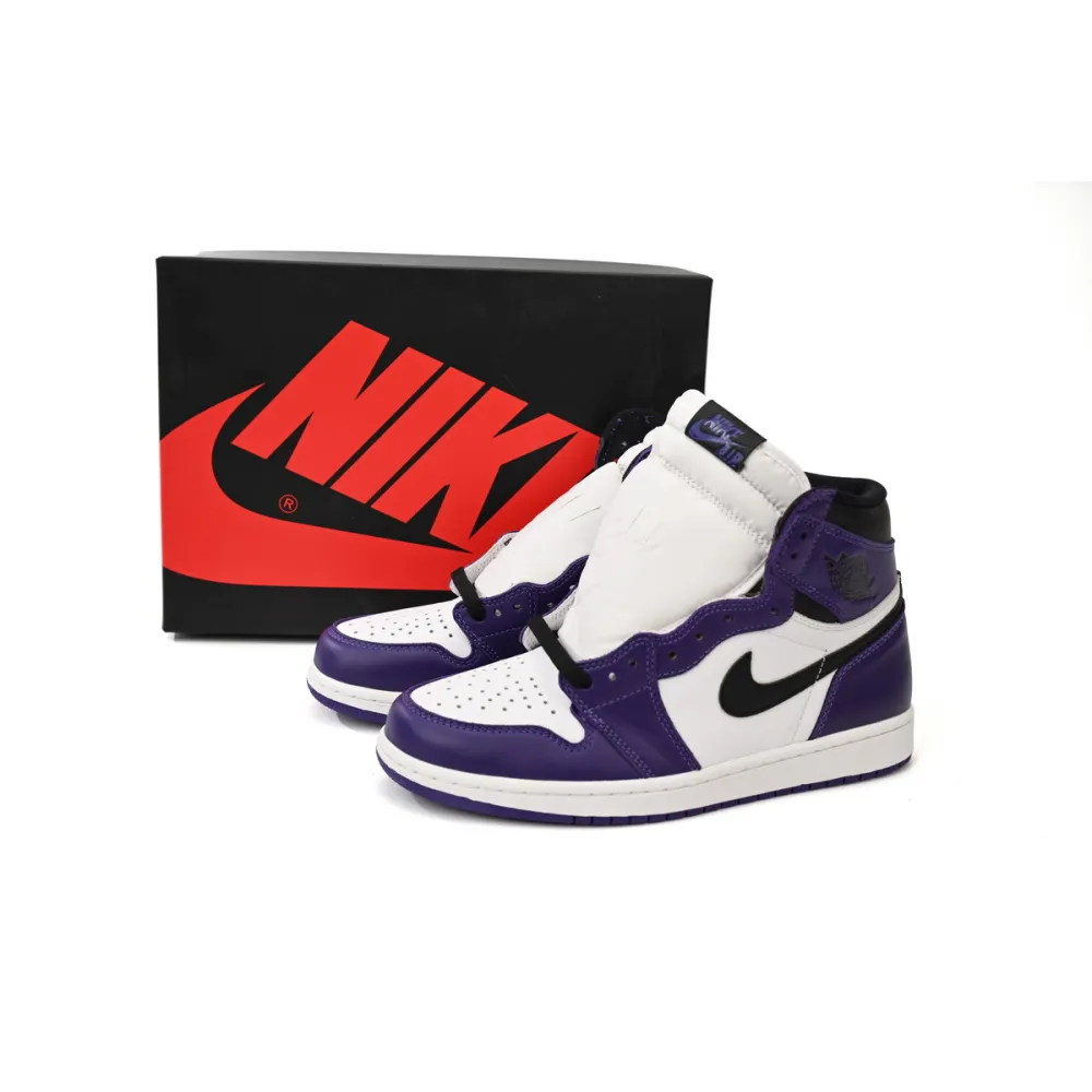 Air Jordan 1 Retro High Court Purple White 555088-500