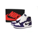 Air Jordan 1 Retro High Court Purple White 555088-500