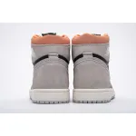 Air Jordan 1 Retro High Neutral Grey Hyper Crimson  555088-018 