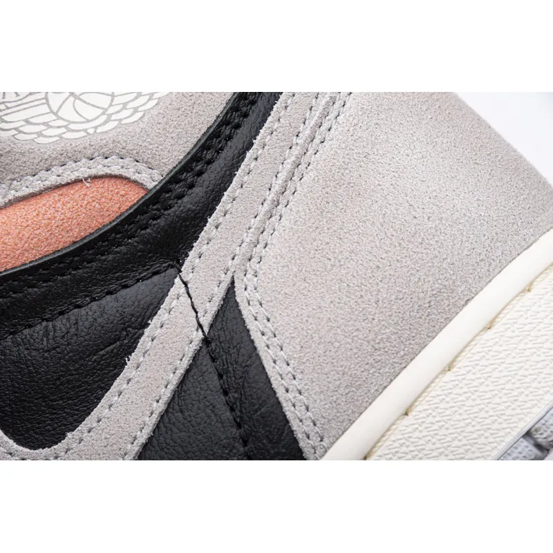 Air Jordan 1 Retro High Neutral Grey Hyper Crimson  555088-018 