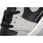 Air Jordan 1 Retro High Neutral Grey Hyper Crimson  555088-018 