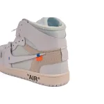 Air Jordan 1 Retro High Off-White Euro AQ0818-100