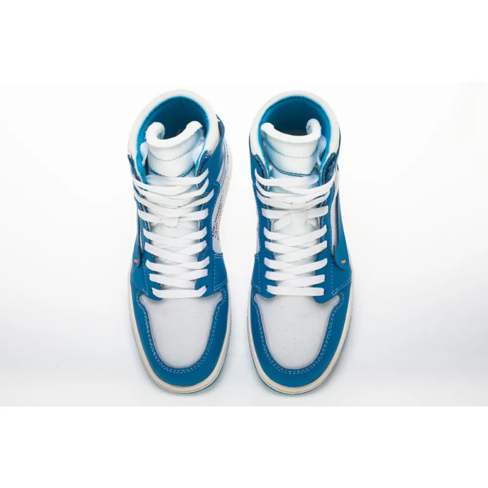 Air Jordan 1 Retro High Off-White University Blue AQ0818-148