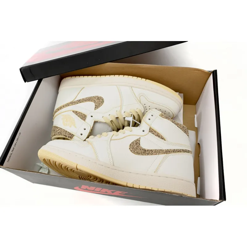 Air Jordan 1 Retro High OG Craft Vibrations Of Naija FD8631-100