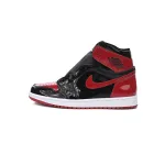 Air Jordan 1 Retro High OG Patent Bred 555088-063 