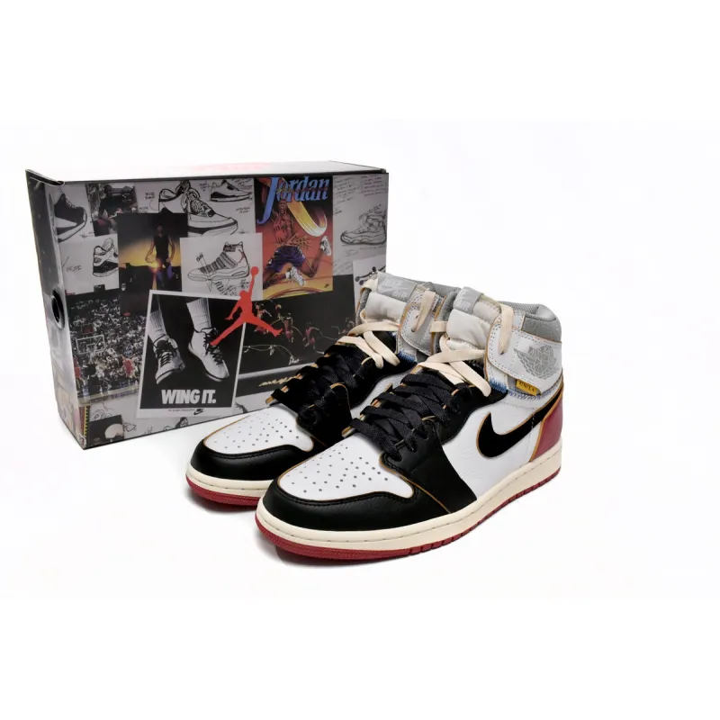 Air Jordan 1 Retro High Union Los Angeles Black Toe BV1300-106