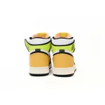 Air Jordan 1 Retro High White Black Volt University Gold  555088-118 