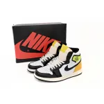 Air Jordan 1 Retro High White Black Volt University Gold  555088-118 