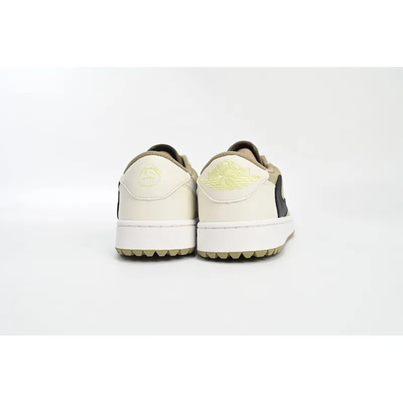 Air Jordan 1 Retro Low Golf Travis Scott Neutral Olive  FZ3124-200