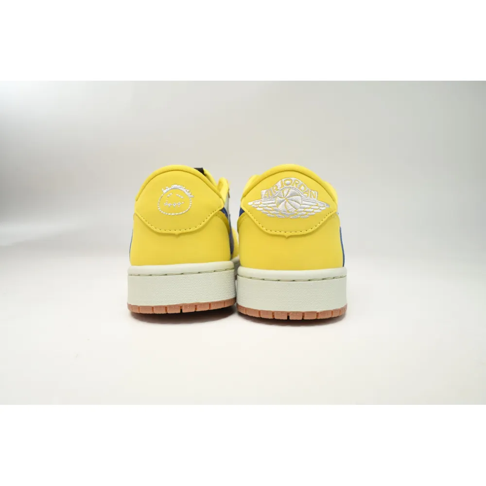 Air Jordan 1 Retro Low OG SP Travis Scott Canary (Women's) DZ4137-700