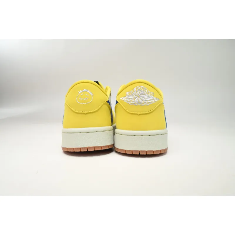 Air Jordan 1 Retro Low OG SP Travis Scott Canary (Women's) DZ4137-700