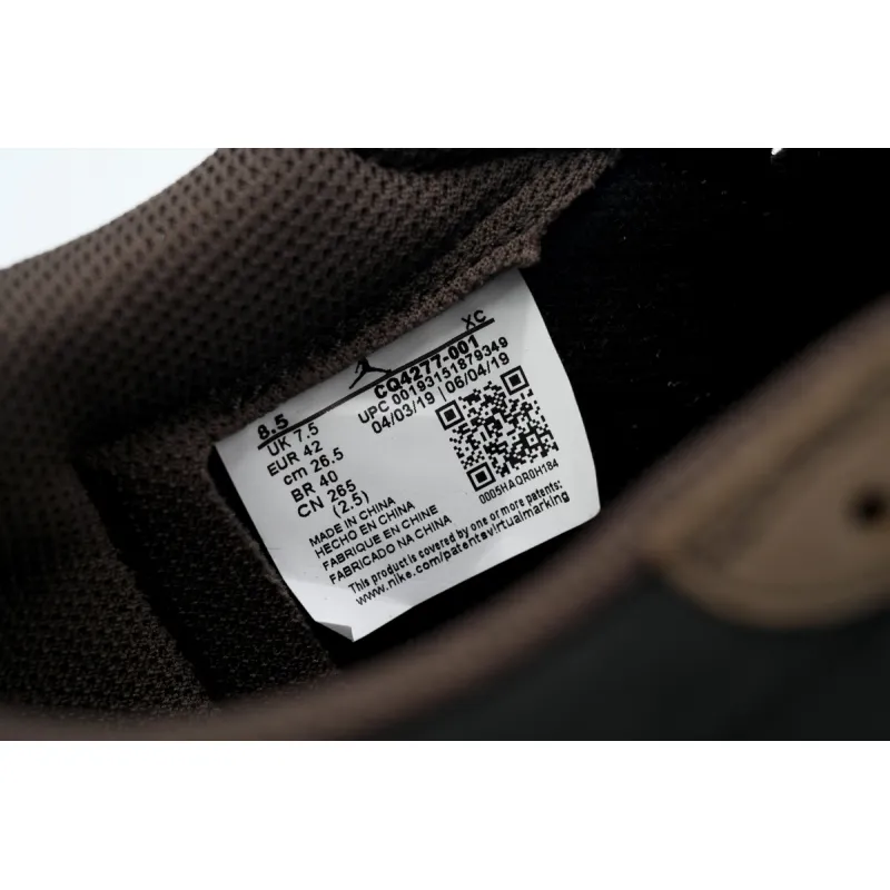 Air Jordan 1 Retro Low OG SP Travis Scott Mocha CQ4277-001