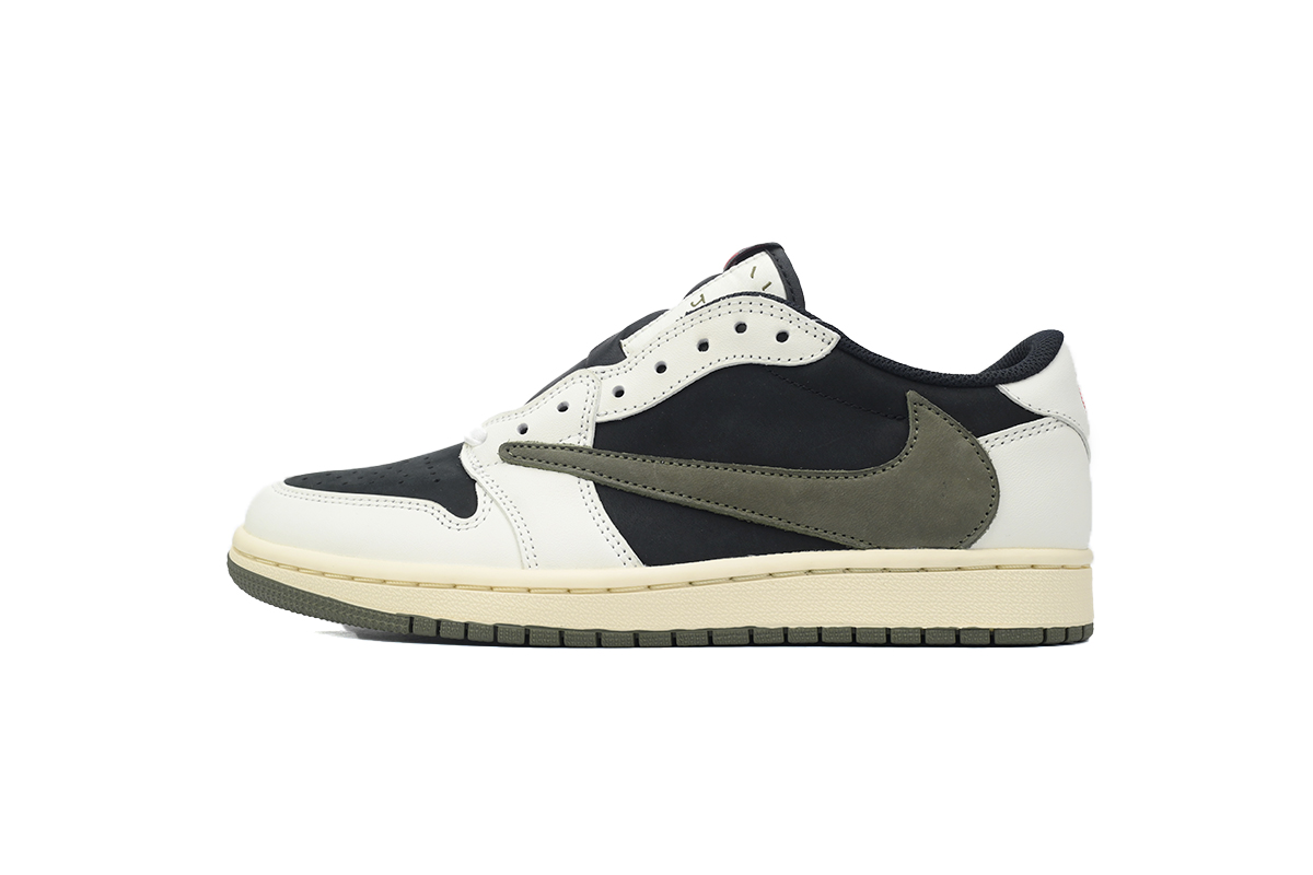 Air Jordan 1 Retro Low OG SP Travis Scott Olive (Women's)  DZ4137-106