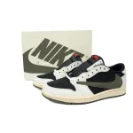 Air Jordan 1 Retro Low OG SP Travis Scott Olive (Women's)  DZ4137-106