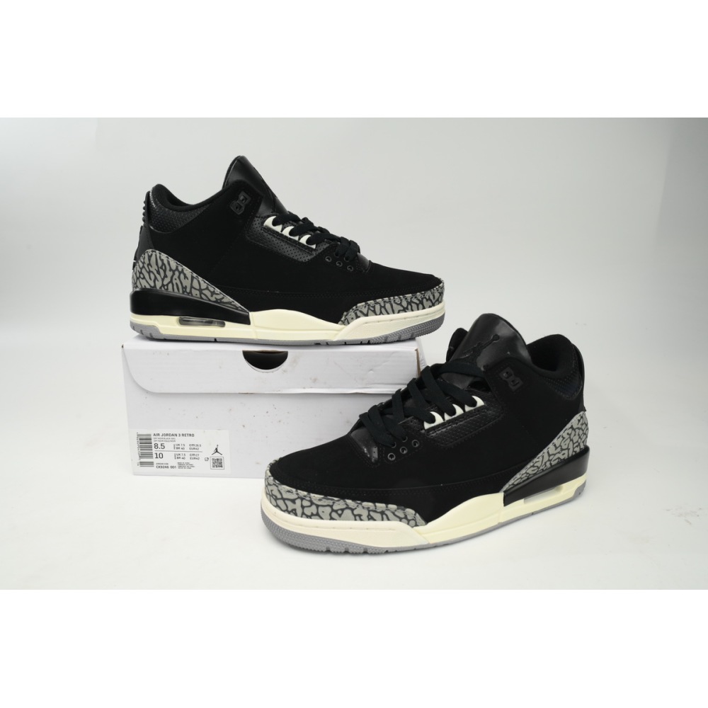 Air Jordan 3 Retro Off Noir (Women's) CK9246-001