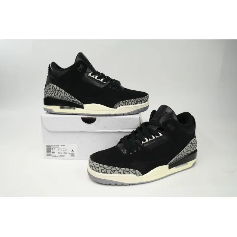Air Jordan 3 Retro Off Noir (Women's) CK9246-001