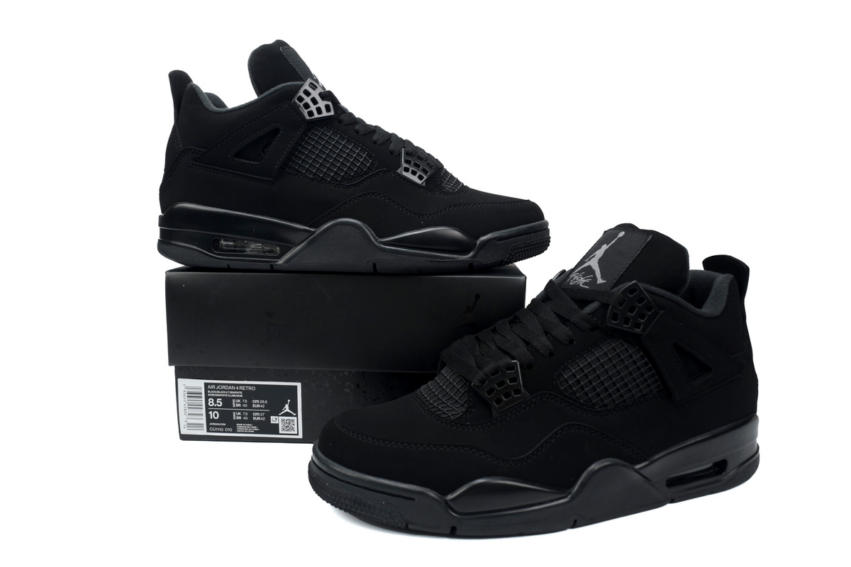 Air Jordan 4 Retro Black Cat (2020) CU1110-010