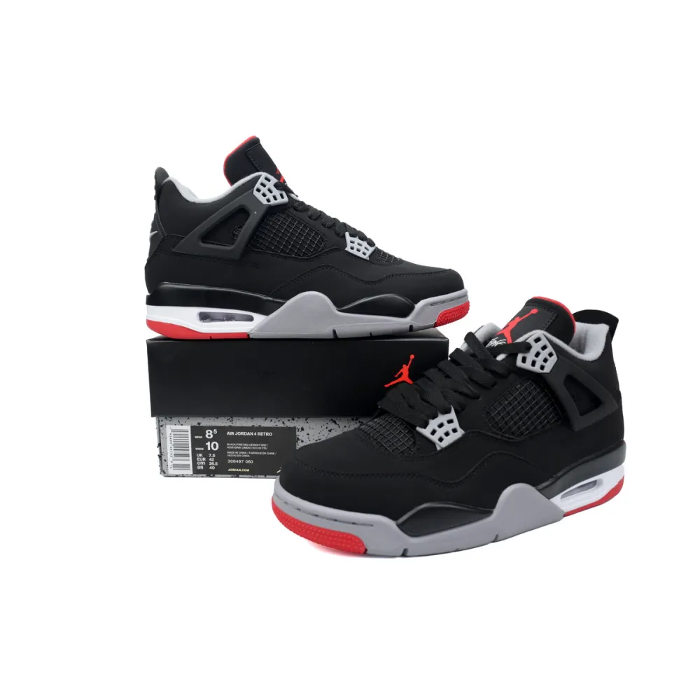 Air Jordan 4 Retro Bred (2019) 308497-060