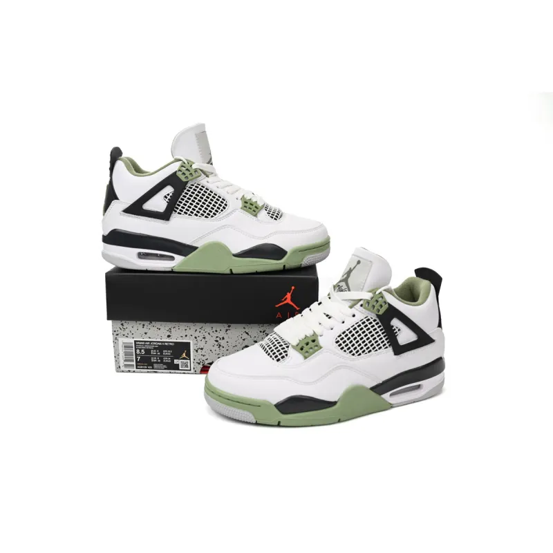Air Jordan 4 Retro Seafoam (Women's) AQ9129-103