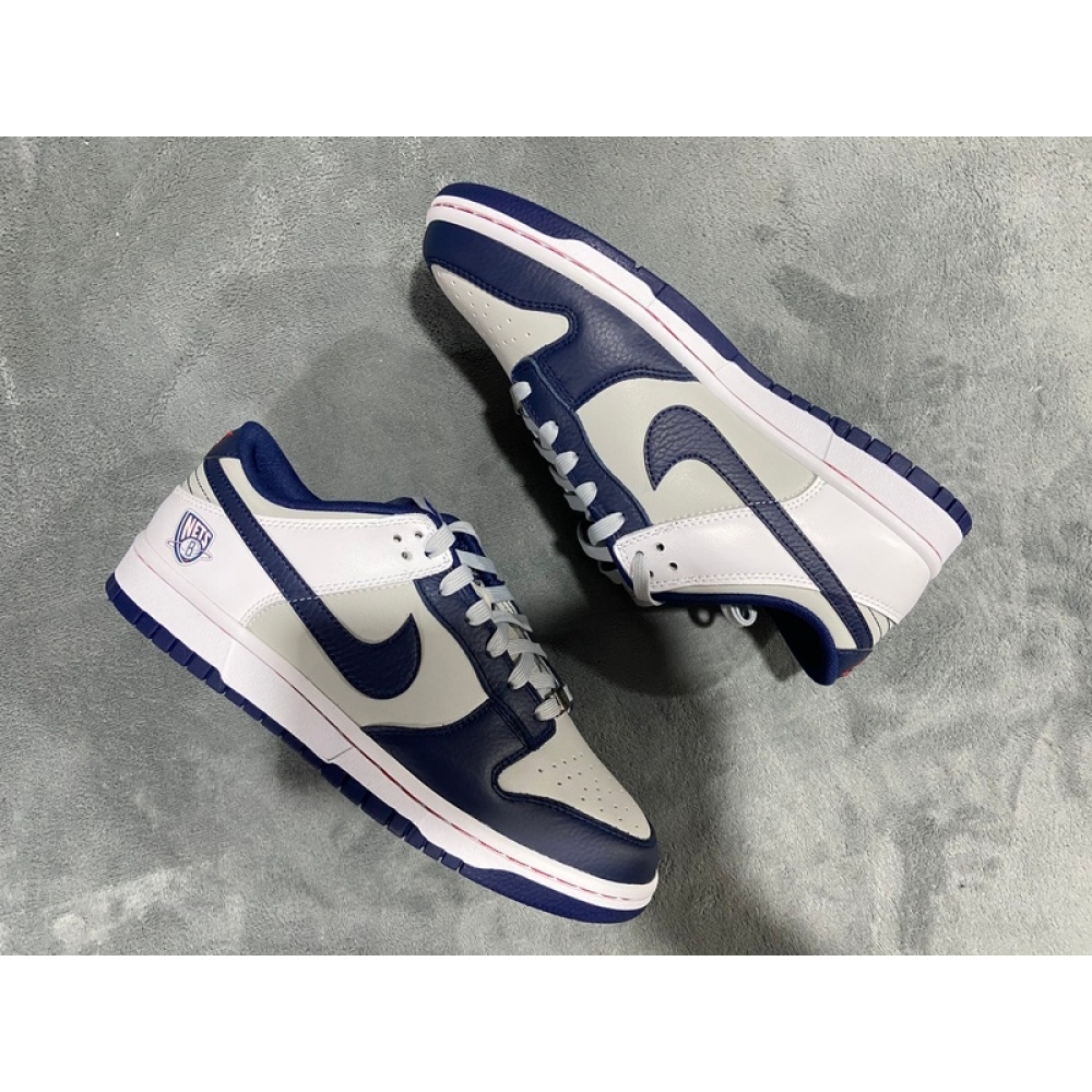 Nike Dunk Low EMB NBA 75th Anniversary Brooklyn Nets DD3363-001 