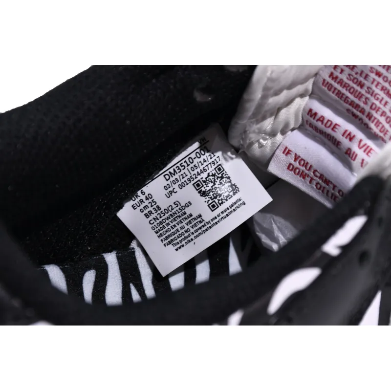 Nike SB Dunk Low OG QS Quartersnacks Zebra  DM3510-001 