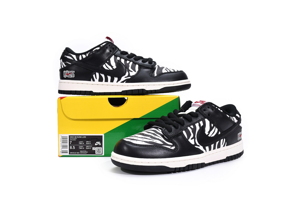 Nike SB Dunk Low OG QS Quartersnacks Zebra  DM3510-001 