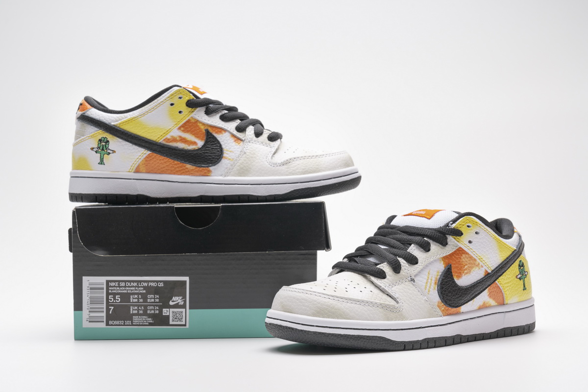Nike SB Dunk Low Raygun Tie-Dye White  BQ6832-101 