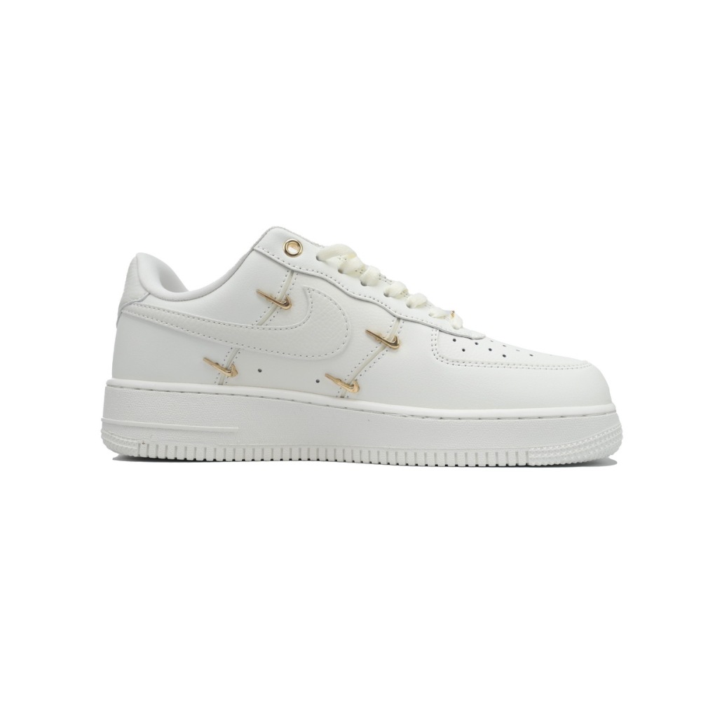 Nike Air Force 1 '07 LX CN Sail Gold Mini Swooshes   FV3654-111