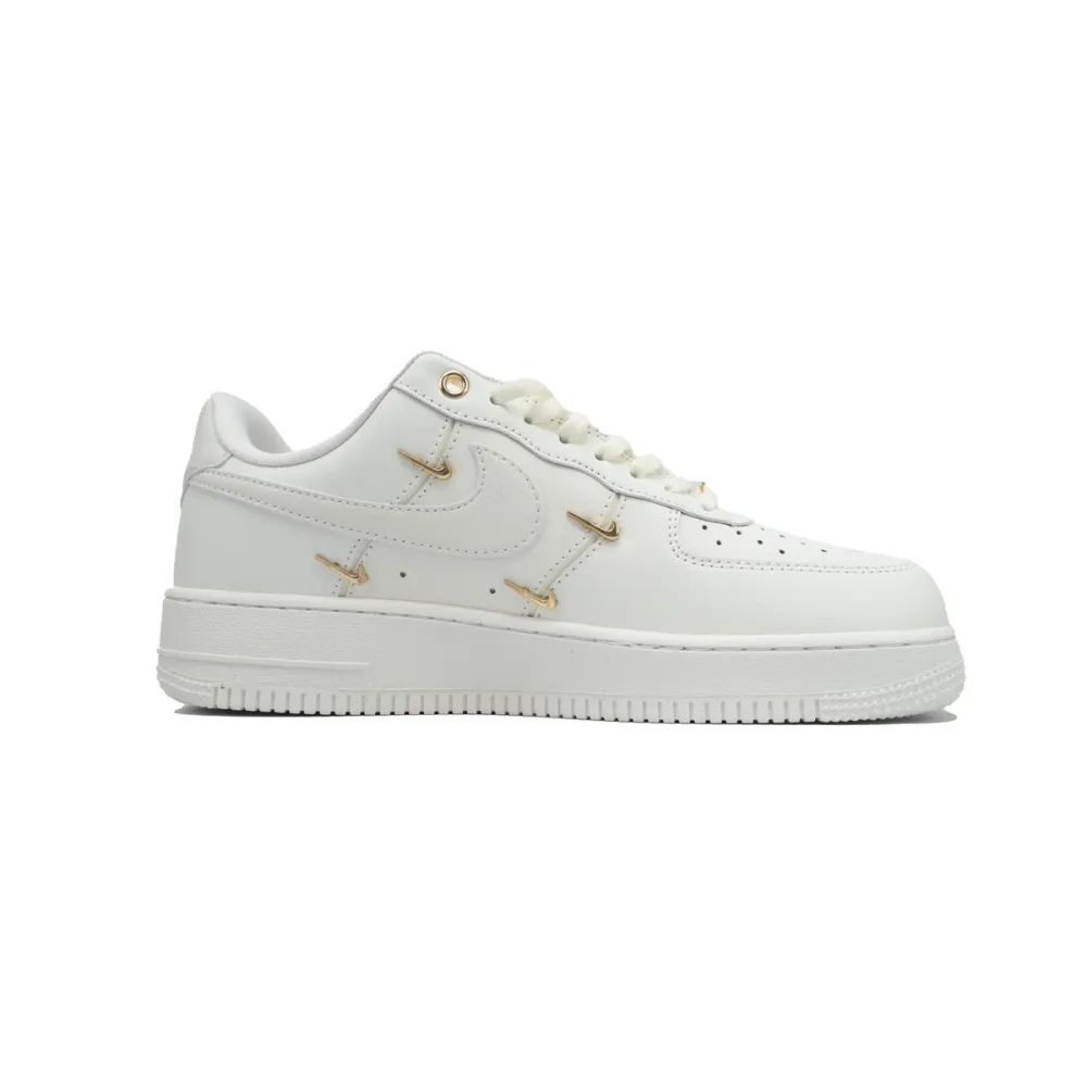 Nike Air Force 1 '07 LX CN Sail Gold Mini Swooshes   FV3654-111