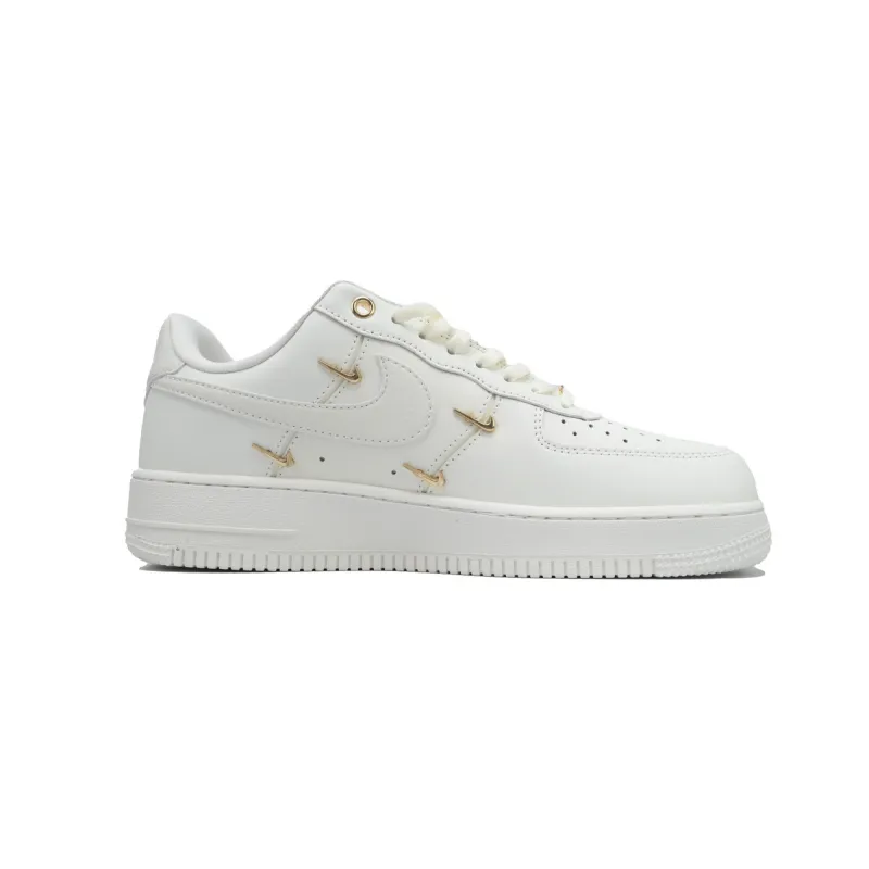 Nike Air Force 1 '07 LX CN Sail Gold Mini Swooshes   FV3654-111