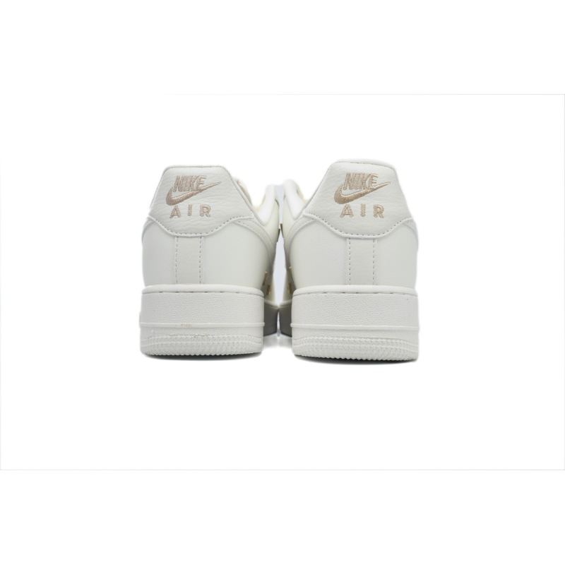 Nike Air Force 1 '07 LX CN Sail Gold Mini Swooshes   FV3654-111